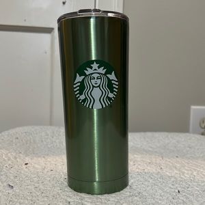 NWOT Starbucks Travel Green Tumbler Size 20FL